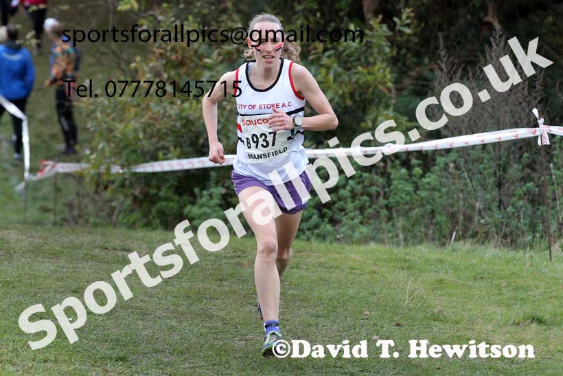 Senior womens 2021 National Cross Country Relays, Berry Hill Park, Mansfield. Photo: David T. Hewitson/Sports for All Pics